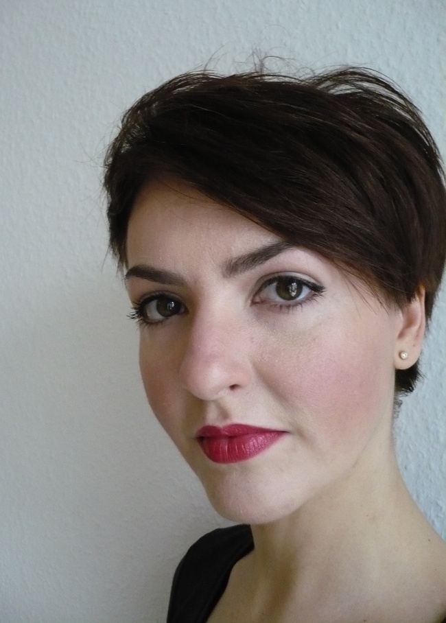 geschminkte beautybloggerin